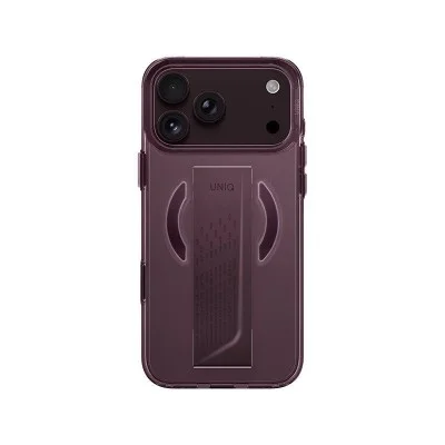 Uniq Hybrid Heldro Air MagSafe Case for iPhone 18 Pro - Burgundy
